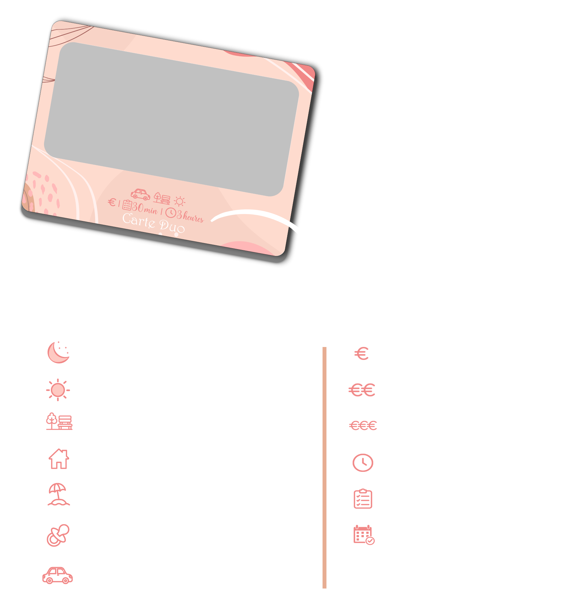 Catégories de cartes Moments à Deux